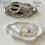 (Silver plating) Minimalist Electroplated Jewelry Tray Creative White Silver Accessory Display Dish Decor Ornament Desktop Organizer 1
