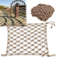 Heavy‑Duty Climbing Net 3x10FT Weather‑Resistant Safety Rope Net for Garden Balcony Playground Decor