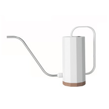 Plastic Watering Can 1200ml Long Spout Precision Ergonomic Grip for Indoor Outdoor Plants Pink