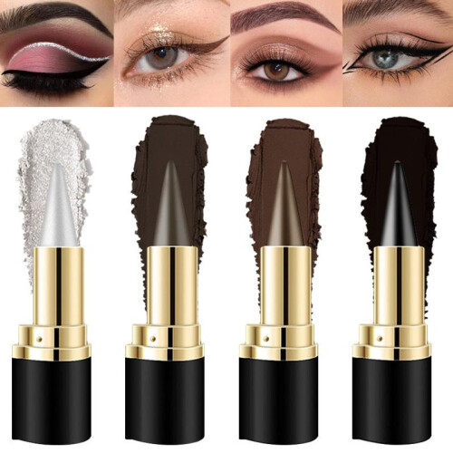 (02#)Waterproof Smudge-Proof Eyeshadow Stick, Smooth Single-Tip Eyeshadow Cream, Multiple Colors, Long-Lasting Pigmented Makeup