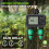 Programmable Hose Timer with Dual Outlet, Rain Delay Function, IPX5 Waterproof LCD Control for Lawn and Garden Irrigation 5
