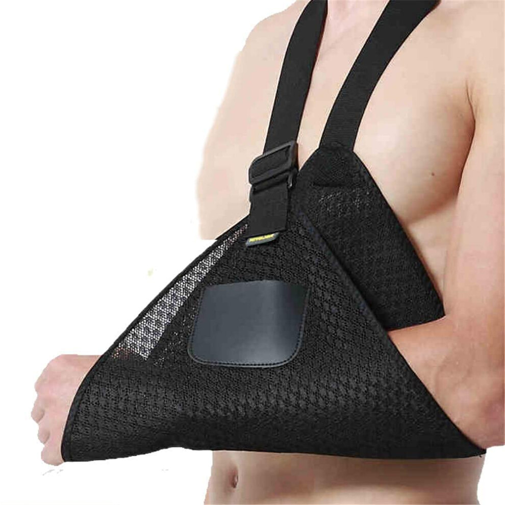 Arm Sling Shoulder Immobilizer with Ergonomic Support, Adjustable Strap and Breathable Fabric for Fracture Recovery