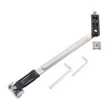 Aluminum Alloy Window Restrictor 10 Inch Child Safety Limiter with Secure Angle Lock and Adjustable Stay