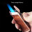 Butane Torch Lighter, Windproof Triple Jet Flame Refillable Design with Adjustable Flame and Visual Fuel Window, Orange 4