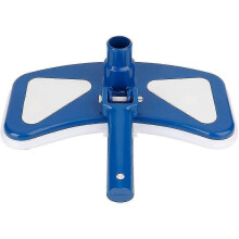 12" Blue and White Swimming Pool Vacuum Swivel Suction Head Brush Cleaner Swimming Pool Tools