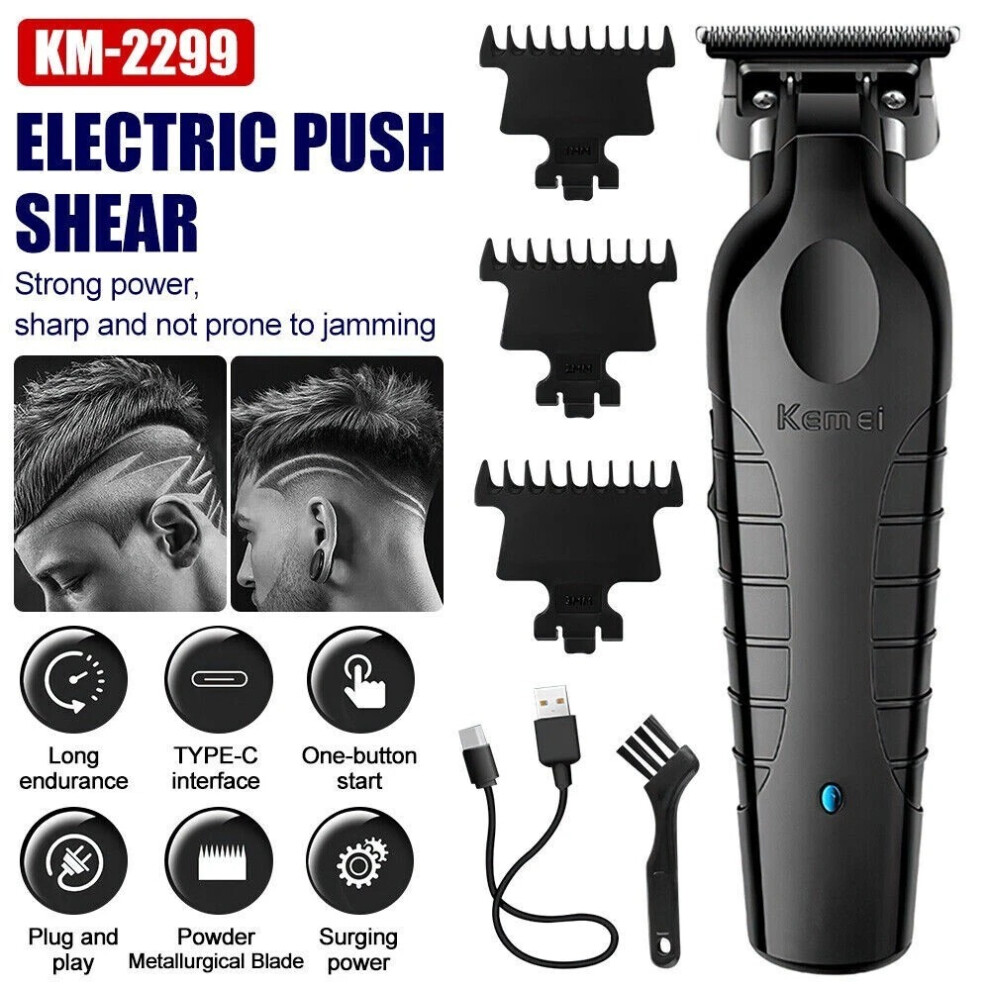 Kemei Km-2299 Cordless Hair Trimmer Zero Gap Beard Clipper