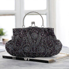 (B4) Fashion Women's Bag Rose Flower Solid Color Handbag Casual Evening Party Wedding Handbags Luxury Women Clutch Bag