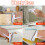 Mini Foldable Desktop Sponge Mop with OneHand Squeeze Design for Wet and Dry Cleaning, 2 Replaceable Heads 5