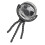 360 Clip-On Handheld Fan – 2600mAh, ABS, Black 2