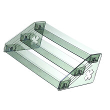 Transparency Tiered Cosmetics Organizer Clear Multi Tiers-2