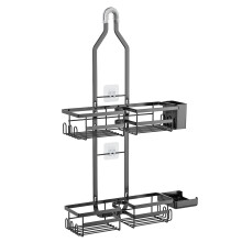 Adhesive Bathroom Shelf Rusts Resistant Bath Shower Racks for