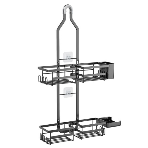Adhesive Bathroom Shelf Rusts Resistant Bath Shower Racks for