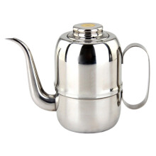 Vinegar Bottle Stainless Steel Oil Pot Seasoning Dispenser-32oz