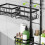 Adhesive Bathroom Shelf Rusts Resistant Bath Shower Racks for 5