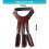 Quick Releasing Adjustable Three Finger Toxophily Guard-brown 3