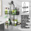 Adhesive Bathroom Shelf Rusts Resistant Bath Shower Racks for 7