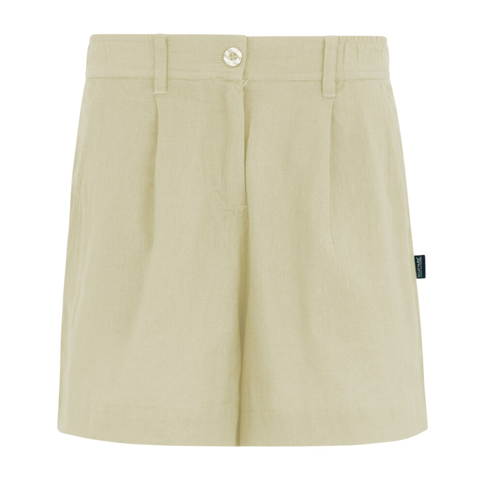 Regatta - Women's Shorts - Lyocell/Viscose Blend - Cream/White - Size 18 UK - Image 3