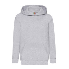 (12-13 Years, Heather Grey) Fruit of the Loom Childrens/Kids Lightweight Hoodie