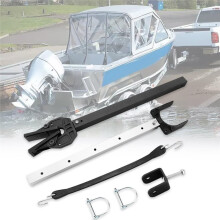 Galvanized Steel Outboard Motor Bracket Kit for Speedboat Adjustable Transom Saver Heavy Duty Mount