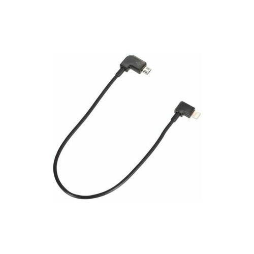 Kompatibel med DJI-droner, USB C til Micro USB-datakabel til forbindelse mellem controller og mobilenhed med retvinklet design