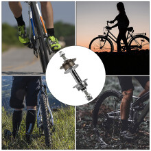 Alum Bike Hub For Smooth Rotation, Quick Release Design Offers Easy Installation And Ensures Long Service Life For Your Bicycle's Rear Wheel