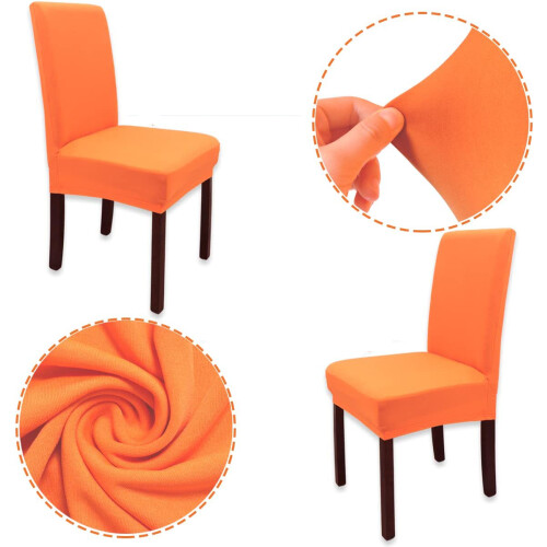 Capas artesanais para cadeiras, de alta qualidade, com elasticidade e um visual elegante. Fáceis de cuidar e instalar, perfeitas para o dia 1