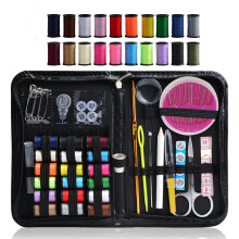 Kit de costura premium faça você mesmo, kit de costura de viagem repleto de suprimentos diversificados para reparos rápidos e emergenciais o