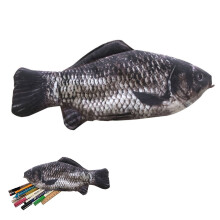 Federmäppchen in Fischform, wasserdicht, mit Münzfach in Fischform, originelles Federmäppchen, langlebig