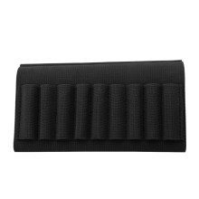 Porta cartucce tattico in neoprene per fucile da caccia e tiro, capacità 9 cartucce.