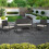 Seconique Cedar 4Pc Garden Set - Grey Fabric/Black Glass 2