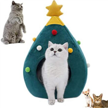 Kattenmand, wasbare kersthondenmand, dierenbed, hondenbank, kattenbank, slaapplaats voor katten en honden, mat