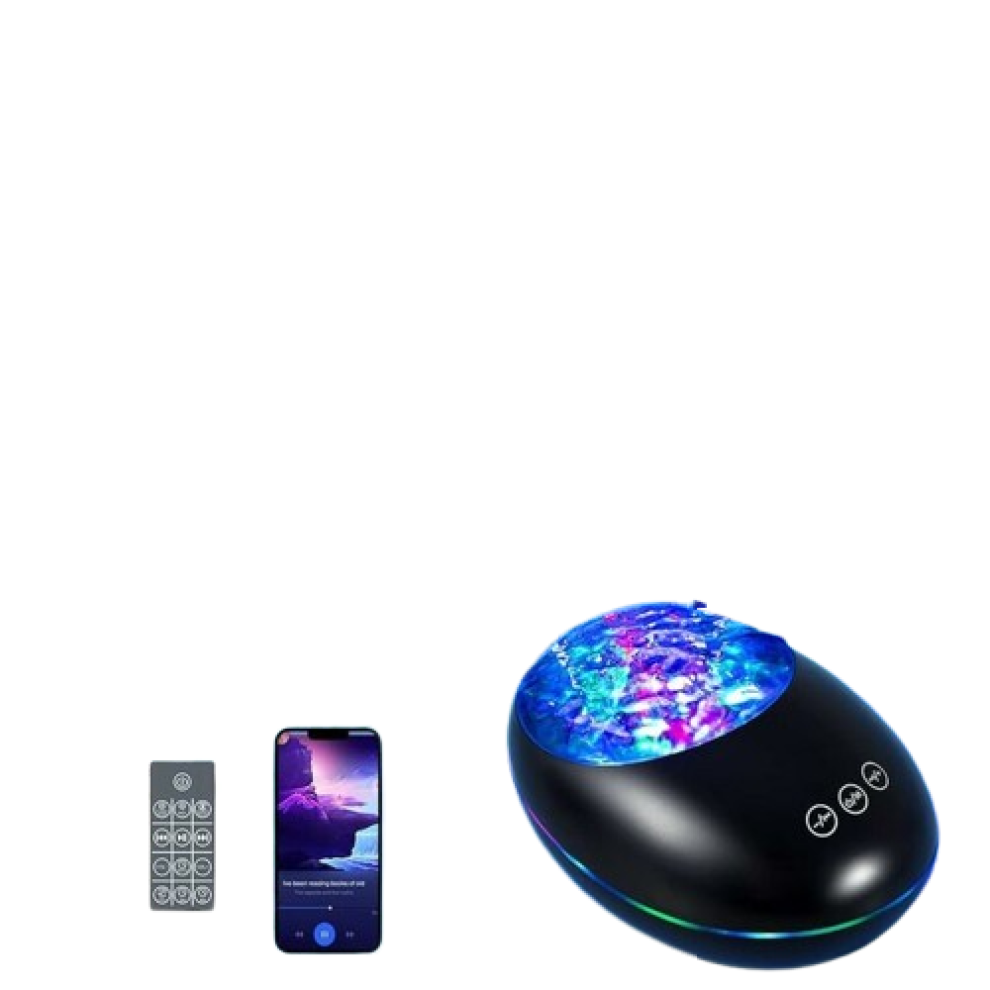Dreamy Galaxy Projector, Romantic Starry Sky Creator, Bluetooth Speaker & White Noise Machine For Serene Nights 3545974758023