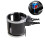 Extensor de porta-copos elegante, suporte de encaixe para ar condicionado de carro para bebidas com temperatura controlada, base ajustável e 2