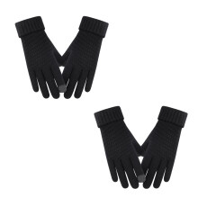 st vinterhandskar med pekskärm stickade handskar med elastisk manschett och varma vinterhandskar