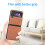 Θήκη Samsung Galaxy Z Flip4 από γνήσιο δέρμα, λεπτή, ανθεκτική στους κραδασμούς, πλήρης 4