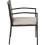 Seconique Cedar 4Pc Garden Set - Grey Fabric/Black Glass 12