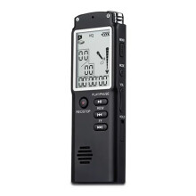 Microfon digital cu anulare a zgomotului, înregistrator vocal cu sunet de înaltă calitate, protecție prin parolă, compatibil cu stocare se