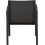 Seconique Cedar 4Pc Garden Set - Grey Fabric/Black Glass 14