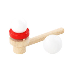 Schwimmende Holzbälle im Blasrohr, professionelle Kendama-Bälle mit PU-Lackierung, für Partys und Clubs – ganztägiger Spielspaß, Stressabba
