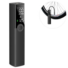 Compressor de ar portátil para o aventureiro moderno, combinando versatilidade e praticidade em um pacote elegante.