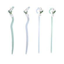 Elegant Resin Hair Accessories, Unique Artisan Craftsmanship Hair Sticks Compatible with Firm Hold & Classic Style Compatible with Women