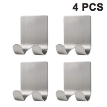 Organizador de maquinillas de afeitar de acero inoxidable, ganchos autoadhesivos de alta resistencia para baño, cocina y ducha; impermeable,