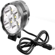 Sistema di illuminazione versatile per bicicletta, con 5 LED CREE XM-L T6 da 8000 lumen, illuminatore impermeabile per pedalare in sicurezza