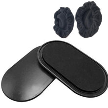 Disques de glisse pour le fitness, disques de glisse ovales avec embouts de protection réutilisables pour déplacer les meubles et réaliser u