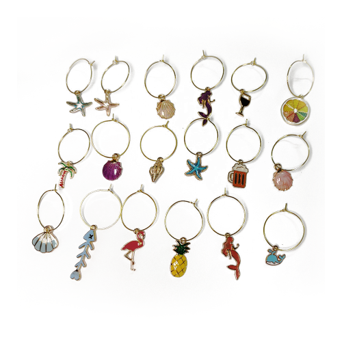 TagsI dentification,Wine Charms Compatible with Stem Glasses,Drink Markers