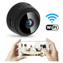 Trådlös liten WiFi-videokamera för visning på flera plattformar, magnetisk mini-säkerhetskamera med videoinspelning dygnet runt och tydliga