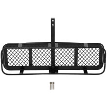 Zwarte grille van gaas aan de voorkant, sterkere en duurzamere poedercoating, compatibel met 1/10 RC crawler auto's, vergroot de bagageruimt
