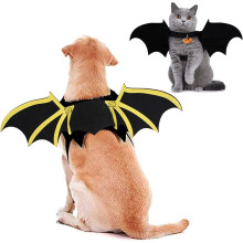 Nagyszerű Halloween kisállat jelmez, denevérszárnyak kialakítása kényelmes viselet a könnyű fel- és levetés érdekében