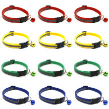 12 färger valphalsband för kullen, valphalsband för små valpar