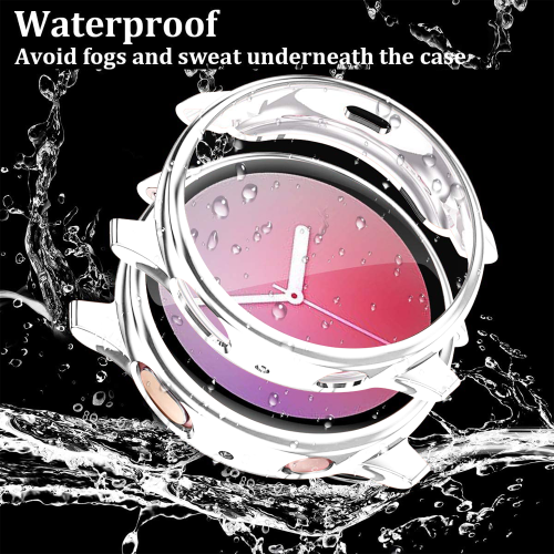 unidades de capa compatível com Galaxy Watch Active2 de 40 mm, com protetor de tela completo em TPU. 2